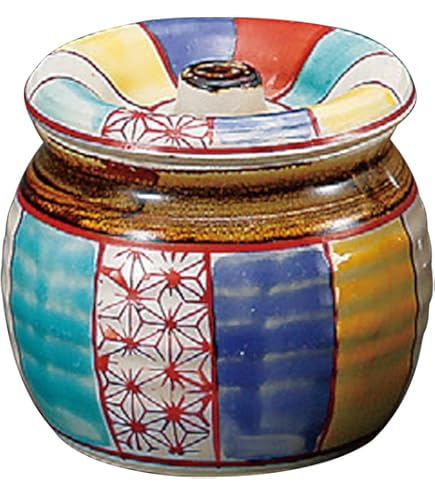 Amazon｜京焼 清水焼 陶あん窯 蓋物 鳥獣戯画 KTA695｜漬物器・漬物